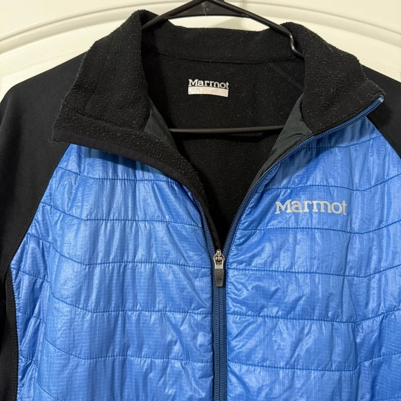 Marmot Variant Jacket Men’s Size Medium Polartec C83890 Blue And Black - Picture 2 of 8